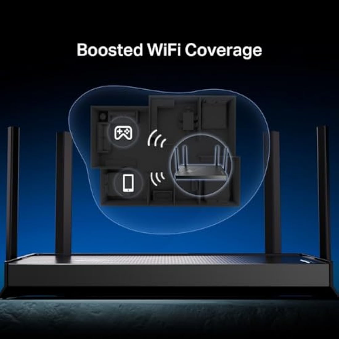 TP-Link Archer BE230 Dual-Band WiFi 7 Router, 3600Mbps Lightning-Fast Speeds, 2x 2.5G WAN/LAN and 3x 1Gbps LAN Ports, USB 3.0 Port, VPN WiFi Router, HomeShield Security, Easy Setup, EasyMesh