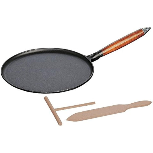 STAUB Pancake Pan Round 28cm Black