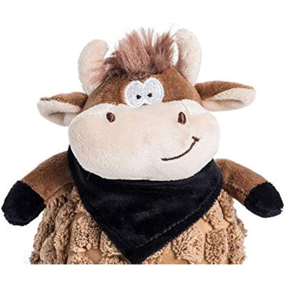 Petface Farmyard Buddies Chunky Cow Plush Dog Toy