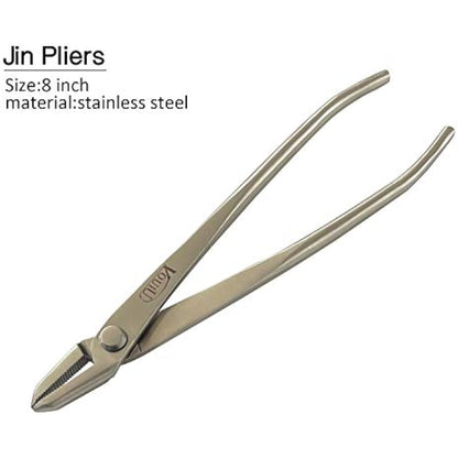 vouiu 6-Piece Bonsai Tool Set,Knob Cutter,Trunk Splitter,Concave Cutter,Wire Cutter,Jin Pliers,Bonsai Scissors