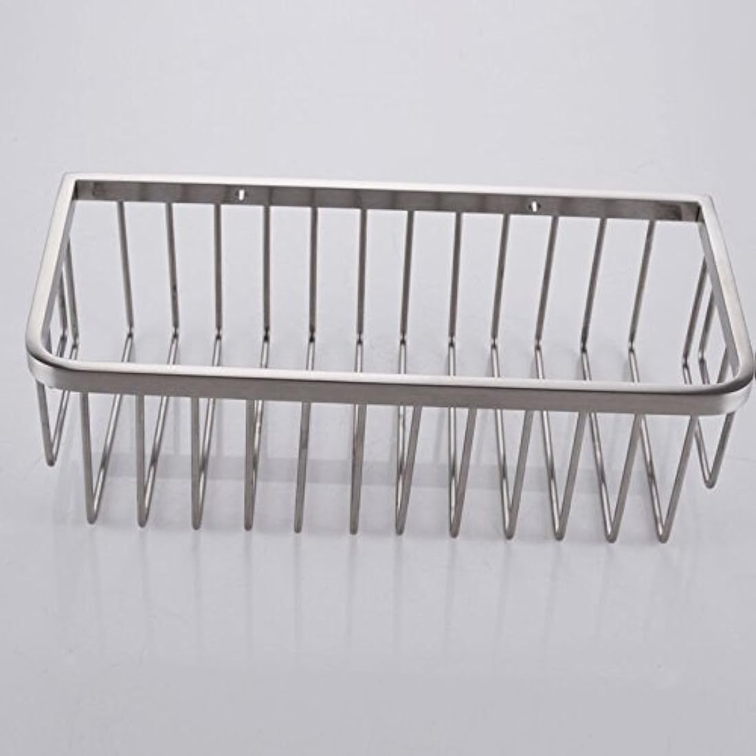 Konhard CS004 Solid Stainless Steel Bathroom Shower Caddy Wall Mount, Brushed Steel