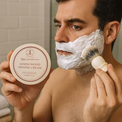 Taylor of Old Bond Street Sandalwood Shaving Cream Bowl, 150g