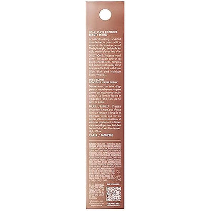 e.l.f. Halo Glow Contour Beauty Wand, Liquid Contour Wand For A Naturally Sculpted Look, Buildable Formula, Vegan & Cruelty-free, Light/Medium