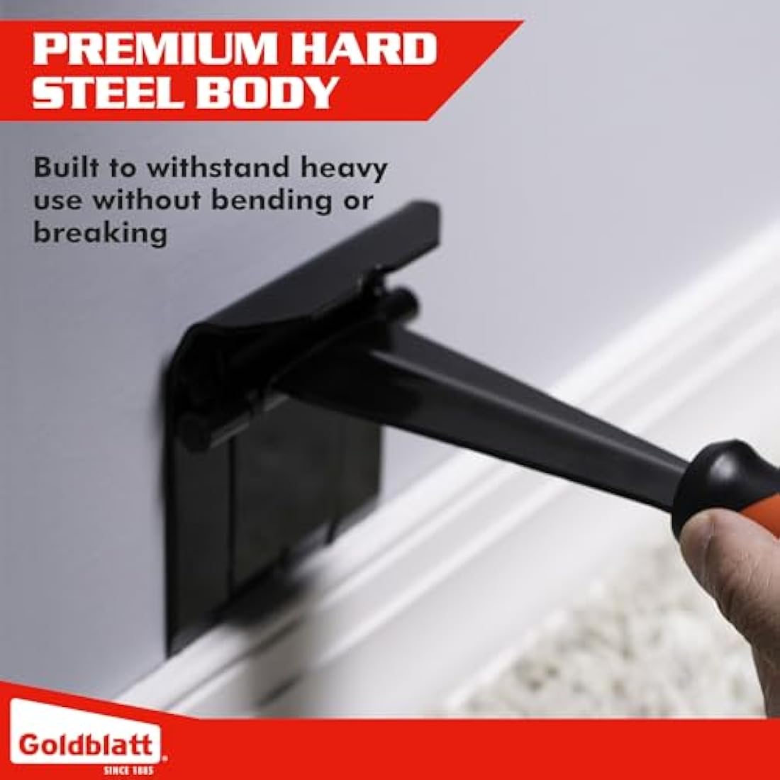 Goldblatt G02807 Trim Puller, Removal Multi-Tool for Commercial Work, Baseboard, Molding, Siding and Flooring Removal, Remodeling,40m
