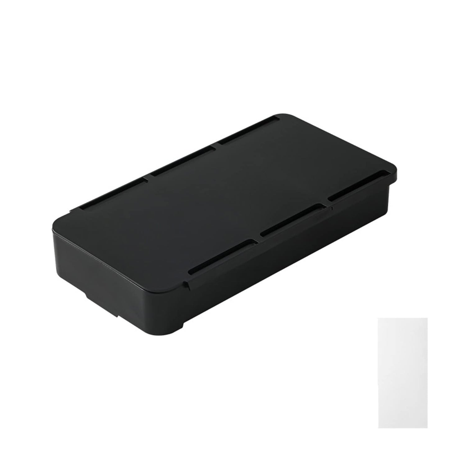YANGLY Invisible Drawer Storage Box with Lid Pull Out Under Desk Mini Drawer
