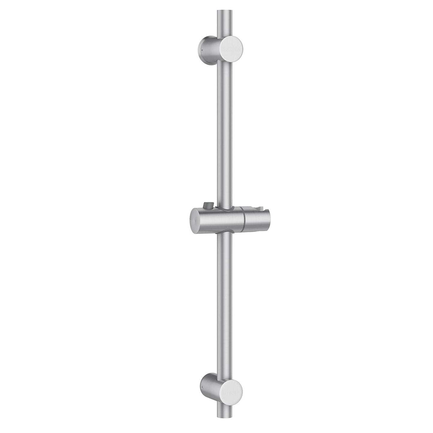SAMODRA Shower Riser Rail with Adjustable Shower Head Holder,66 cm Wall Mounted Shower Slider Rail (Brushed Nickel)