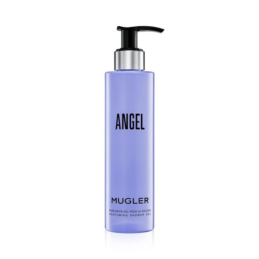 Mugler Angel Perfuming Shower Gel, Alluring Celestial Scent, Luxurious Creamy Mousse, Invigorating & Hydrating with Niacinamide & Hyaluronic Acid,