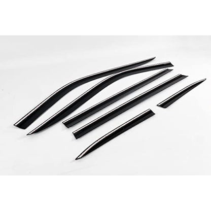 AUTO CLOVER Wind Deflectors Set for Toyota Highlander 2021+ (6 pieces)