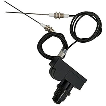 METER STAR Grill Igniter Kit AA Battery Two Exits with Spark Plug Wire Length 1 Meters Long (Two Electrodes)