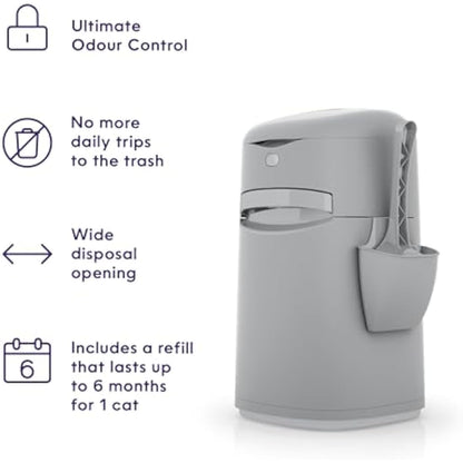 Litter Genie Easy Roll Bin with 1 Refill