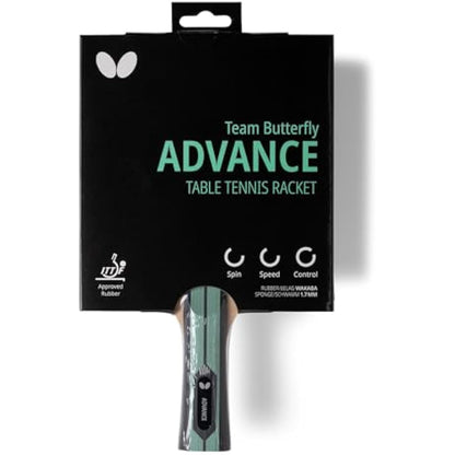 Team Butterfly Table Tennis Bat, Professional Table Tennis Bat for Beginners and Advanced Players with ITTF Approval for Competitions
