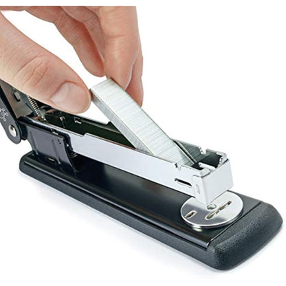 Rapesco 1602 Germ-Savvy Antibacterial Marlin Stapler, 25 Sheet Capacity and 2000 26/6 mm Staples, Black