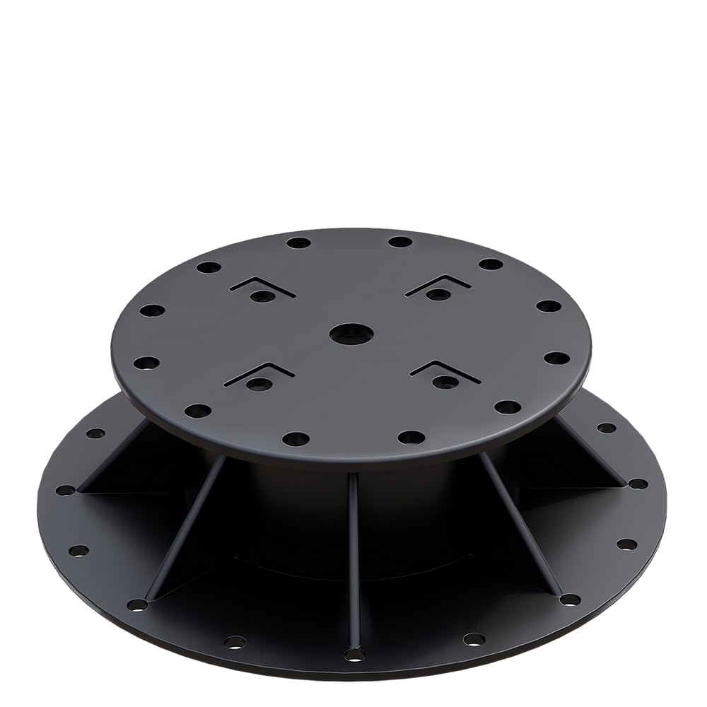 Ceta Adjustable Decking Pedestal, Pack of 10, 28mm-76mm, Shed Base, Riser Bearing Support, Shed Support, Feet Suitable for DIY Projects