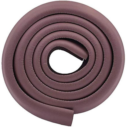 M2cbridge L Shape Extra Thick Furniture Table Edge Protectors Foam Baby Safety Bumper Guard 2 M (Brown)