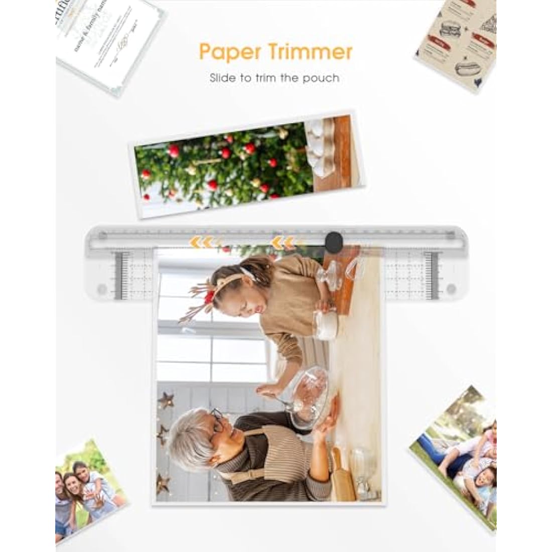 A3 Laminator, Laminator Machine 13 Inches for A3/A4/A5/A6 with Laminating Pouches,Paper Trimmer,for Home Office School