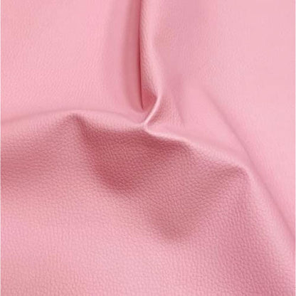 A-Express Grained Faux Leather Fabric Waterproof Heavy Duty Leatherette Vinyl Leathercloth Upholstery Textured Material - Light Pink Half Metre 50cm x 140cm