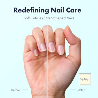 Organic Cuticle Oil for Nails - USA Made - Japanese Treatment for Damaged Nails - Natural Nail Cuticle Repair - Visible Results For Perfect Results - Nail Strengthener and Growth Reboot Oil 10ml