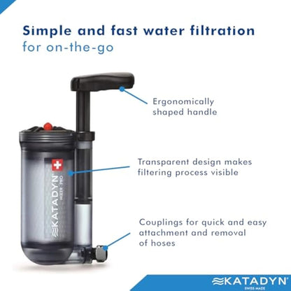 Katadyn Water Filter's Hiker Pro transparent