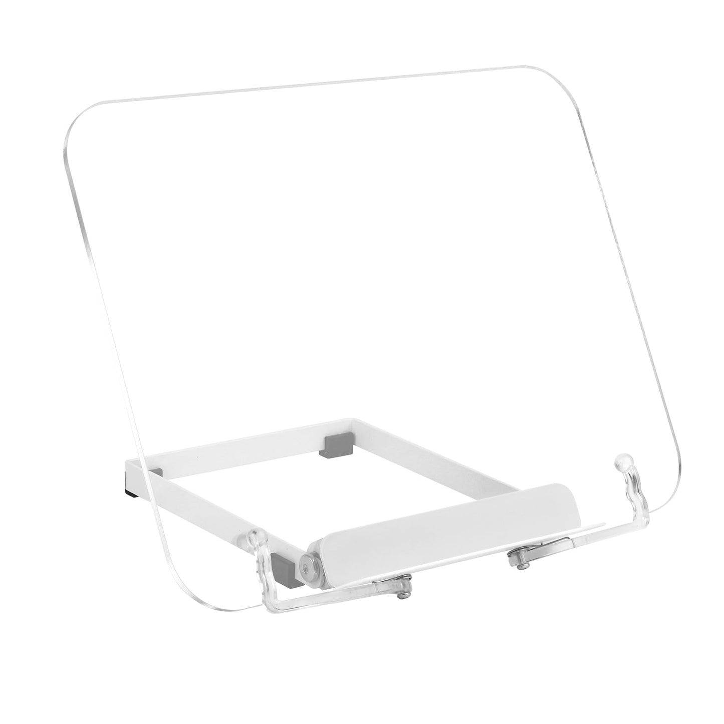 Acrykli Book Stand for Reading, MSDADA Adjustable Book Holder, Foldable Recipe Cook Book Stand for Kitchen