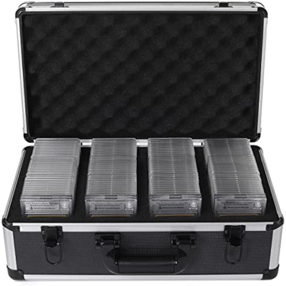 FunGuys Graded Card Storage Box, Trading Card Case for PSA Graded Cards, Hard Case, Sports Card Storage Boxes as PSA Card Holder, Baseball Slab Case Holder for Trading Cards