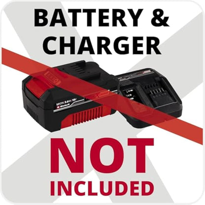 Einhell Power X-Change 18/28 Cordless Strimmer With Mower Attachment - 18V, 28cm Cutting Width, Battery Strimmer Cordless Grass Cutter And Lawn Edger - GE-CT 18/28 Li TC (Battery Not Included)