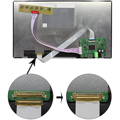 VSDISPLAY Controller Board 30 pin EDP for 11.6'' 13.3'' 14'' 15.6'' 1920x1080 NV140FHM NV156FHM NT156FHM N41 N140HCA EAC LTN173HL01 B156XTK01 B156HAN01 B173HAN01 LP173WF4 SP LCD Screen