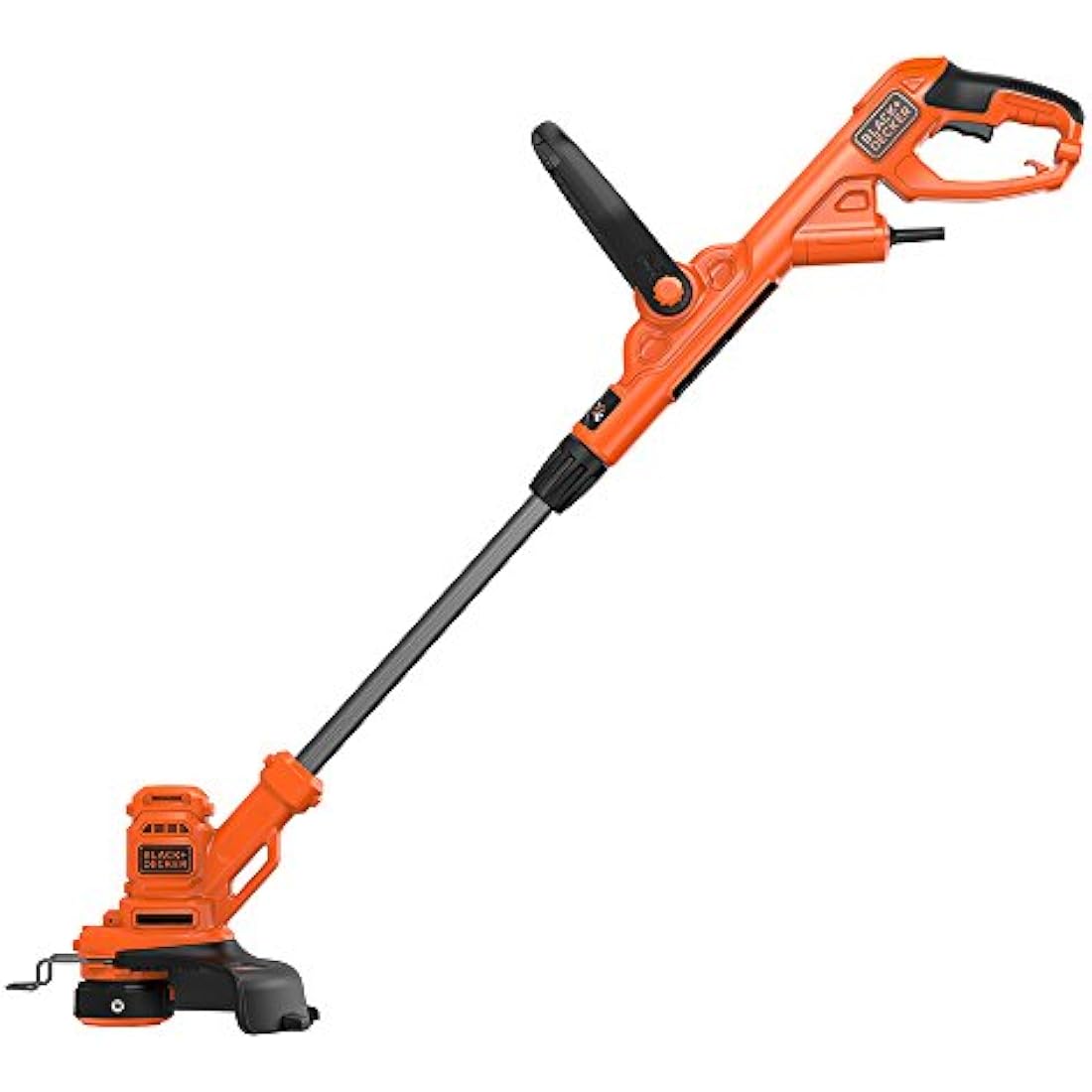 BLACK+DECKER Electric Strimmer 450W, 24V, Corded, Automatic Single Line Feed, Cutting Width 25cm, BESTA525-GB