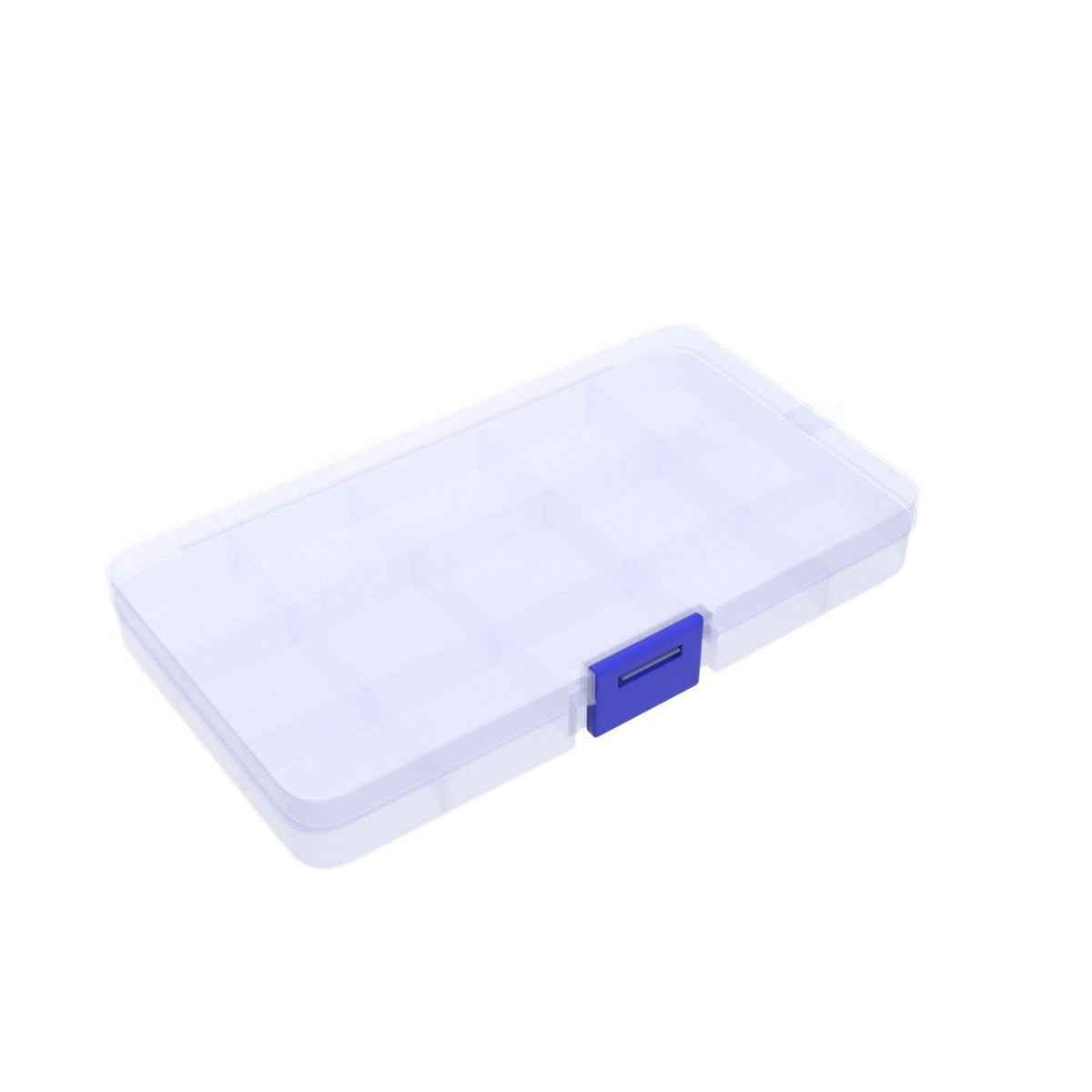 PATILWON 3Pack Small Plastic Storage Boxes Grids Organizer with Movable Dividers, Adjustable Compartment for Earring Rings Button Beads Screw