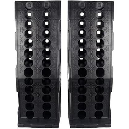 DAYUAN 2 pcs 7 ton Plastic Car Ramps Heavy Duty Garage Ramps for Lifting Automotive Vehicles Workshop Car Service and Repair