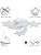 Comely LED Ceiling Light Dimmable, 30W Modern Bedroom Ceiling Lights with Remote Control, Creative Star Design White Chandelier for Living Room, Children's Room, Dining Room