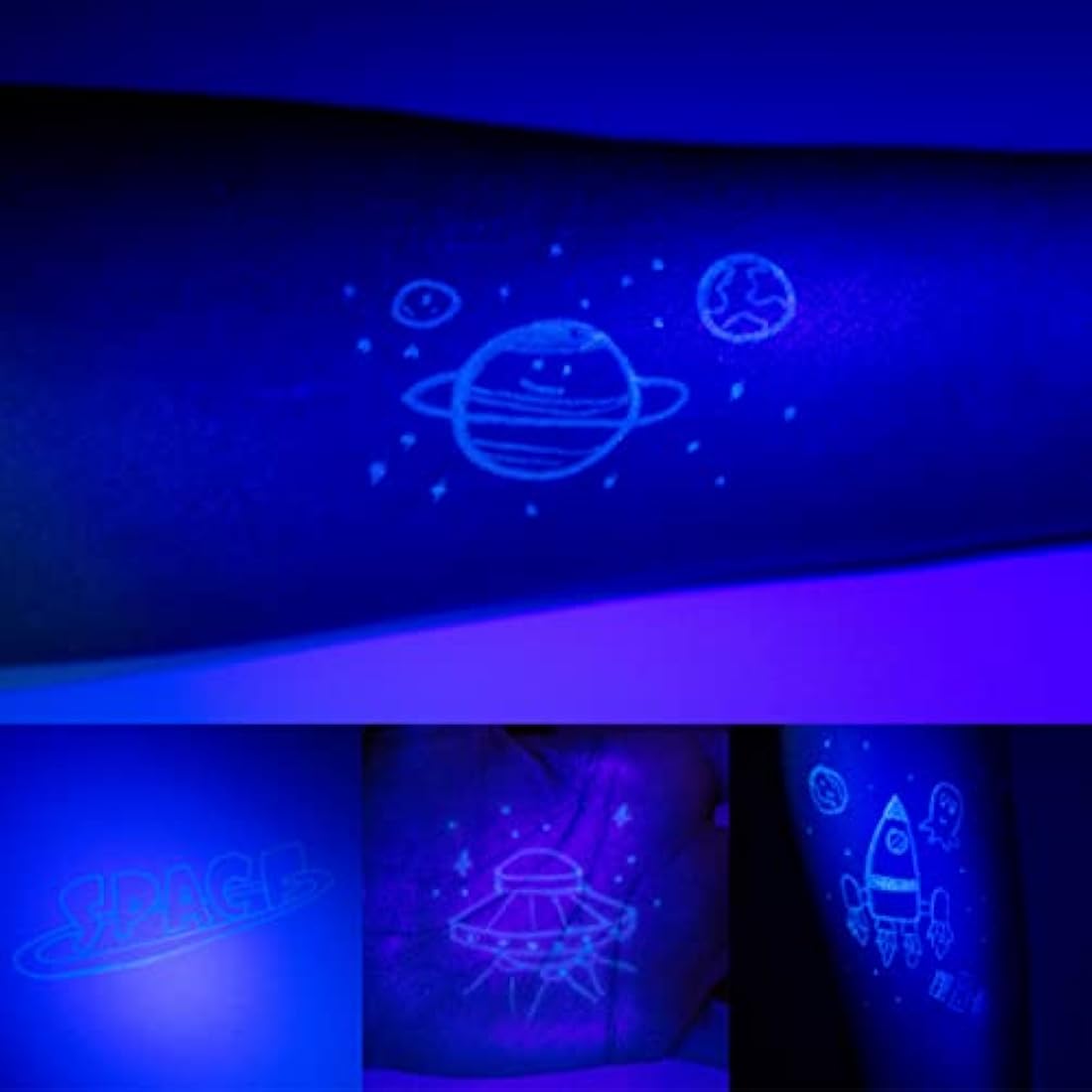 BONNYCO Invisible Ink Pen and Notebook, Pack 32 Space Party Bag Fillers for Kids, Pinata Toys | Birthday Decorations | Stocking Fillers for Kids Birthday | School Prizes, Space and Universe Gifts
