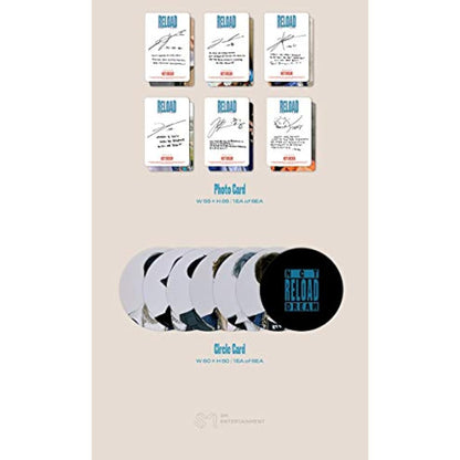 NCT Dream - Reload [Ridin ver.] Album+Pre-Oder Benefit+Folded Poster+Extra Photocards Set