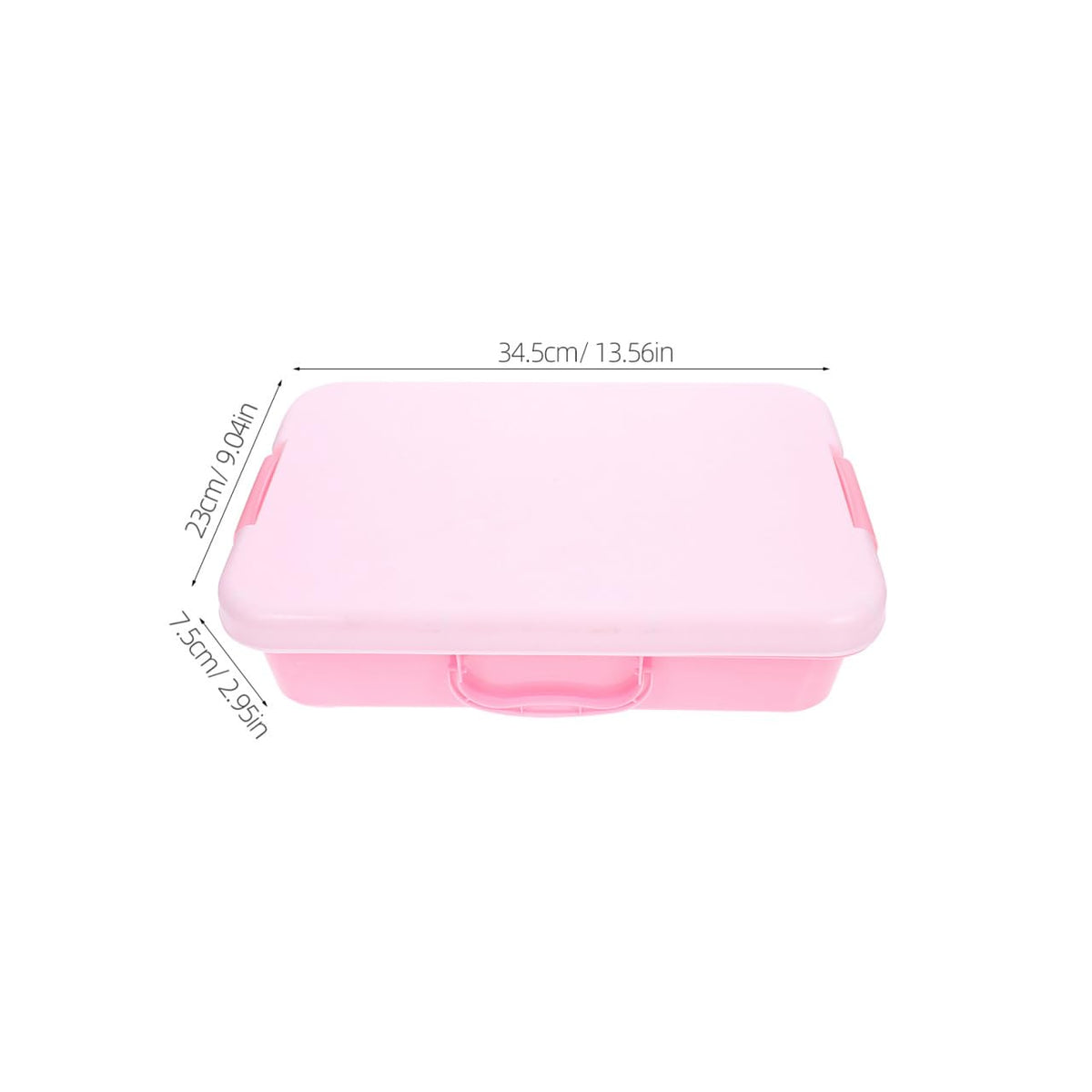 Vaguelly Portable Sandbox with Lid 13.58 Inch Handheld Sand Tray Kids Toy Storage Box for Indoor and Outdoor Use Ideal for Beach Park Trips