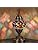 DEMMEX Handmade Colorful Mosaic Glass Table Desk Bedside Lamp Lampshade with Antique Brass Base, Small 11.8x5.5 in. (Middle East Rug)