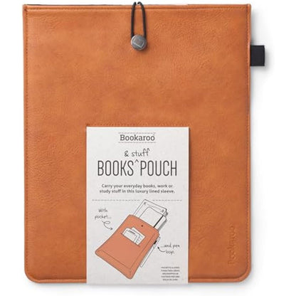 Bookaroo Books & Stuff Pouch Brown