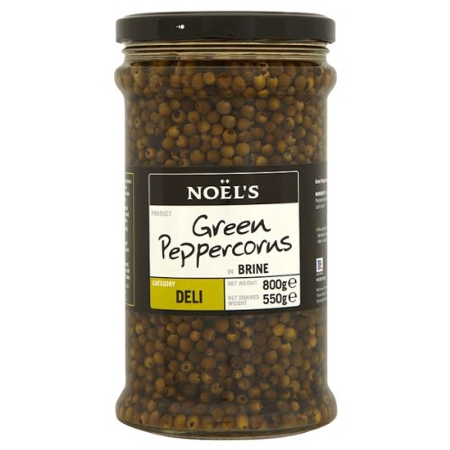 ( 800ml Pack ) No?l's Green Peppercorns in Brine 800g