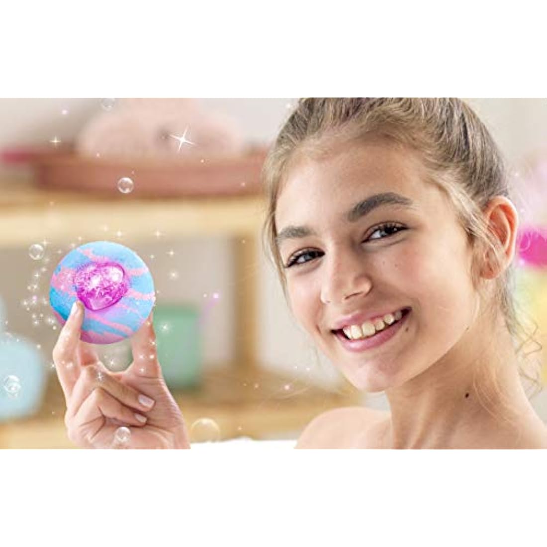 So Bomb DIY Light Up Bath Bomb Case, Light-Up, Pink