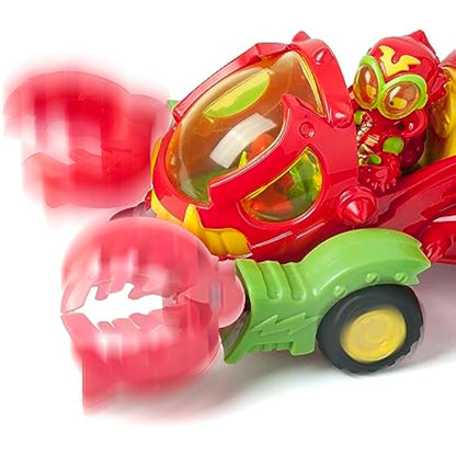 SUPERTHINGS Wild Scorpion – SuperThings Scorpion vehicle. Includes 1 exclusive Wild Kid and 1 exclusive Wild Villain SuperThing. With shooter and scorpion pincers to capture heroes