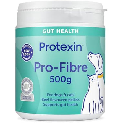Protexin Veterinary Pro-Fibre for Dogs and Cats, 500g, Green brown, VE-017