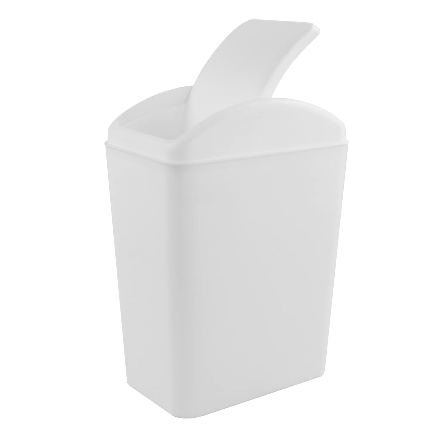 Afromy 15 L Swing Top Trash Can, Slim Kitchen Waste Bin