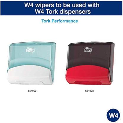 Tork Heavy-Duty Cleaning Cloth White W4, Multipurpose, 1 x 105 Cloths, 530179