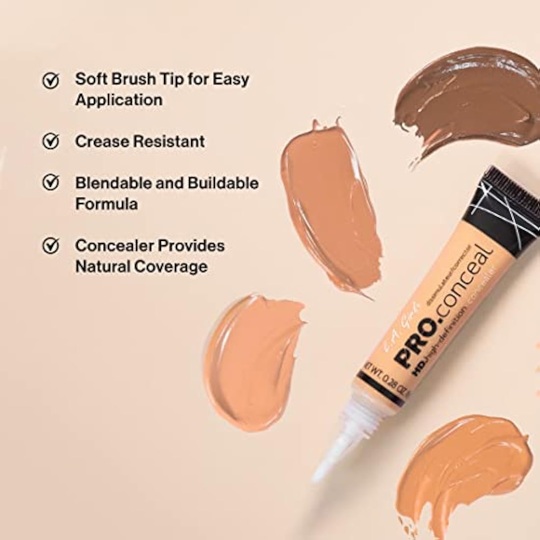 L.A. Girl Cosmetics Pro Conceal HD Concealer, Medium Bisque 8 g