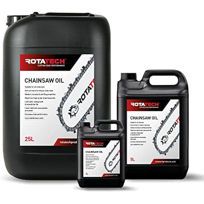 Rotatech Chainsaw Bar & Chain Oil 1L Eco-Friendly Refill Pouch