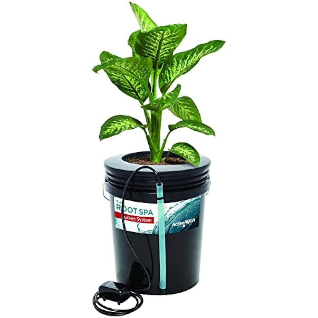 Hydrofarm RS5GAL4SYS Root Spa 4, 5 gallon Bucket system, Black