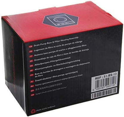 Paxanpax PLD013 Drain Pump Base & Filter Housing Assembly Bosch Maxx WFB, WFC, WFD, WFL, WFO, WFR, WVF Washing Machines, Grey