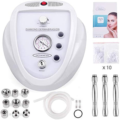 【Upgraded Version】 Microdermabrasion Machine Diamond Professional, Facial Care Salon Micro Dermabrasion Kit for Personal Home Use to Skin Rejuvenation, Tightening Beauty Machine