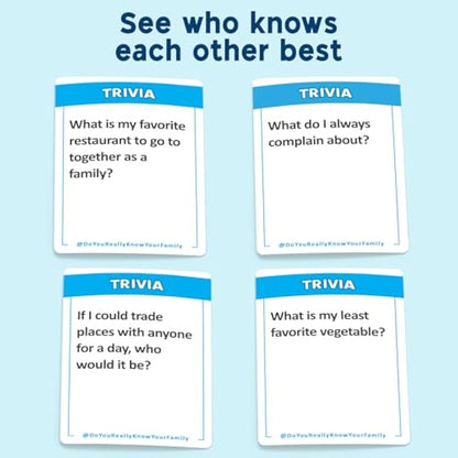 Moose Games Do You Really Know Your Family? A Fun Family Game Filled with Conversation Starters and Challenges - Great for Kids, Teens and Adults