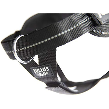Julius-K9 Dog Harness with Front Control Belt, Black, S/Mini
