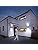 Allesgute Outdoor Wall Lights Dusk to Dawn Sensor IP44 Up and Down Outside Lights Mains Powered 240V Stainless Steel with 2X 5W GU10 Bulbs Cool White