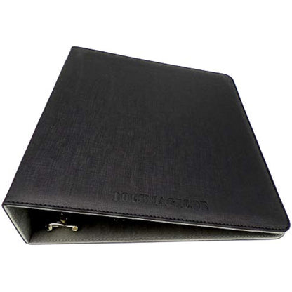 docsmagic.de 3-Ring Premium Album Black + 50 18-Pocket Sideloading Pages - PKM - YGO - MTG